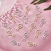 16Pcs 2 Colors 201 Stainless Steel Pendants STAS-DC0006-56-4