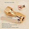 SUPERFINDINGS 6Pcs Brass Tyre Inflatable Clamp TOOL-FH0001-16-3