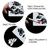 PET Plastic Hollow Out Drawing Painting Stencils Templates DIY-WH0284-020-4