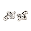 Non-Tarnish 201 Stainless Steel Pendants STAS-K251-054P-2