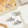 4Pcs Alloy Lapel Pins for Backpack Clothes JEWB-FH0003-26P-4
