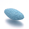 Polymer Clay Rhinestone Beads RB-L033-02-2
