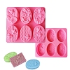 6 Cavities Silicone Molds SOAP-PW0002-06-1