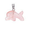 Cherry Quartz Glass Pendants PW-WG170A9-03-1