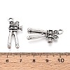Tibetan Style Alloy Pendants TIBEP-L017-02AS-3