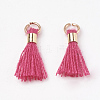 Polycotton(Polyester Cotton) Tassel Pendant Decorations FIND-S275-22G-1