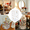 360 Degree Plastic Rotating Jewelry Organizer Display Stands EDIS-WH0022-11A-6
