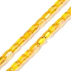 Electroplate Glass Chevron Beads Strands GLAA-Q101-02A-AB07-1