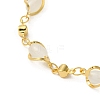 Brass Link Chain Bracelets BJEW-L685-10KCG-2