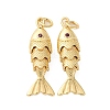 Rack Plating Brass Micro Pave Cubic Zirconia Pendants X-KK-M309-38B-G-1