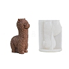 3D Alpaca Figurine DIY Candle Silicone Molds DIY-A047-01-1