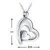 Non-Tarnish Stainless Steel Pendant Necklaces PW-WG9F2E1-01-3