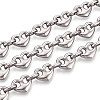 304 Stainless Steel Heart Link Chains CHS-Q009-03P-02-1
