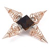 Rose Gold Brass Spritual Energy Generator DJEW-P003-01RG-06-4