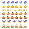 35Pcs 7 Styles Halloween Alloy Enamel Pendant ENAM-CJ0003-98-9