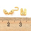 Brass Bead Tips KK-XCP0001-79-3