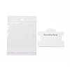 Paper Hair Clip Display Cards OPP-C002-03-1