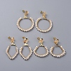 Dangle Stud Earrings EJEW-JE03987-1