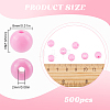 Opaque Acrylic Beads MACR-SP0001-27B-04-2
