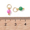 Dyed Natural Freshwater Shell Pendants PALLOY-JF05441-01-3