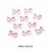 Electroplated Bowknot Resin Cabochons MRMJ-R128-16I-2