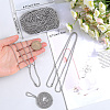 24Pcs 304 Stainless Steel Ball Chain Necklace Making NJEW-BBC0001-10C-3