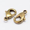 Brass Lobster Claw Clasps LS-KK-P096-07-A-2