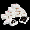  12Pcs Square Cardboard Jewelry Set Box CBOX-NB0001-29A-7