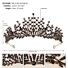Alloy Rhinestone Hair Bands  for Woman Girls PW-WGA69DD-15-1