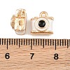 Alloy Enamel Pendants AL-CBA072F-01G-02-3