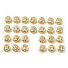 Brass Micro Pave Cubic Zirconia Multi-Strand Links KK-C111-01G-1