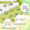 80Pcs 2 Colors Easter 304 Stainless Steel Pendants STAS-DC0012-49-4