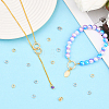 20Pcs 2 Colors Brass Locking Jump Rings KK-BBC0023-07A-4