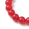 Lampwork & Alloy Rhinestone Charms Bracelets BJEW-JB13269-4