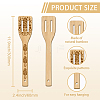 6Pcs Bamboo Spoons & Knifes & Forks AJEW-WH0411-015-3