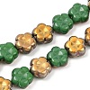 Czech Pressed Glass Beads GLAA-I061-23B-1