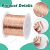 1 Roll Copper Craft Wire Copper Beading Wire CWIR-NB0001-03B-3