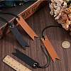 8Pcs 2 Colors Leather Bookmarks AJEW-CP0007-57-3
