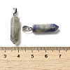 Natural & Synthetic Mixed Gemstone Pointed Pendants G-K354-06P-3