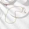 2.5MM 304 Stainless Steel Paperclip Chain Necklaces NJEW-JN05502-2
