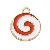 Christmas Alloy Enamel Pendants ENAM-S027-01F-G-1