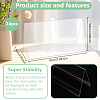 Name Plastic Table Top Display Stand ODIS-WH0070-86C-2