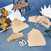 100Pcs 2 Style Plastic Earring Display Paper Cards DIY-PH0002-94-2