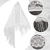 Lace Flower Detachable Polyester Shawl AJEW-WH20072-43B-5