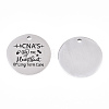 Non-Tarnish 201 Stainless Steel Pendants LS-STAS-T064-38P-4-1