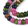 Dyed Natural White Jade Beads Strands X-G-T139-58B-01-3