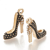 Alloy Enamel Stilettos Pendants ENAM-S115-042A-2