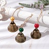 3Pcs 3 Colors Iron Bell Pendant Decoration HJEW-JM02235-2