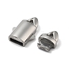 304 Stainless Steel Bayonet Clasps STAS-V008-28P-2