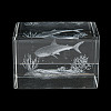 3D Laser Engraving Animal Glass Figurine LS-DJEW-R013-01B-2